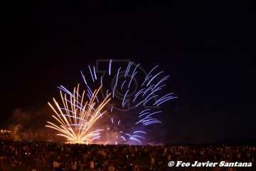 Los fuegos de Melenara 2018 (Foto Francisco Santana Ravelo)